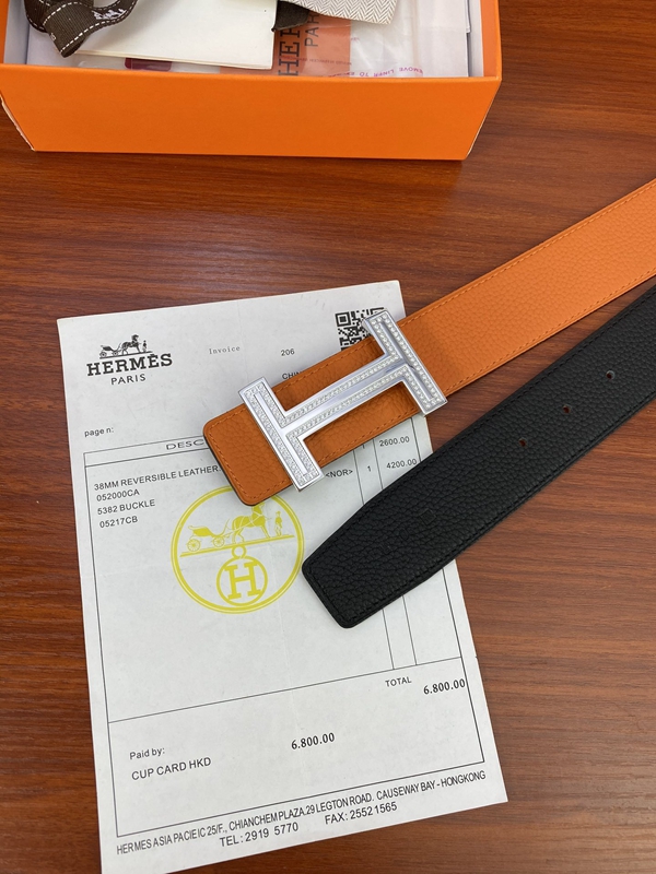 エルメス激安ベルト角部分ディテール